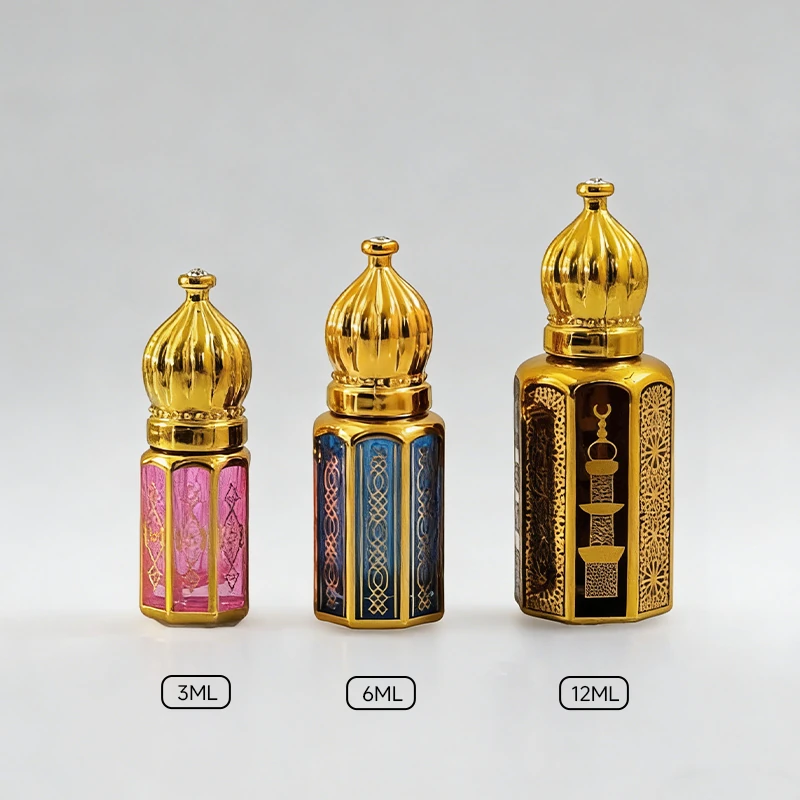 3 6 12ml电镀八角滚珠瓶 (1)