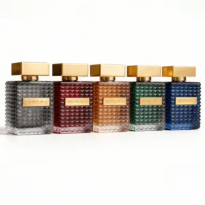 43-琥珀色纹理瓶，金方盖 司润 (7)