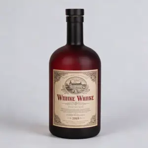 1000ml 蒙砂深红葡萄酒瓶 (1)