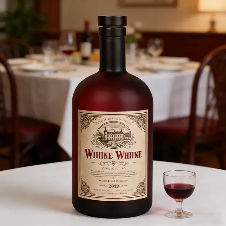 1000ml 蒙砂深红葡萄酒瓶 (2)