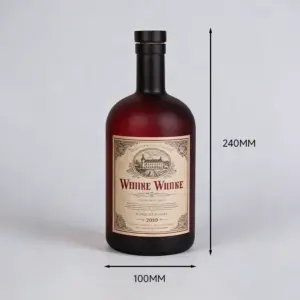 1000ml 蒙砂深红葡萄酒瓶 (4)