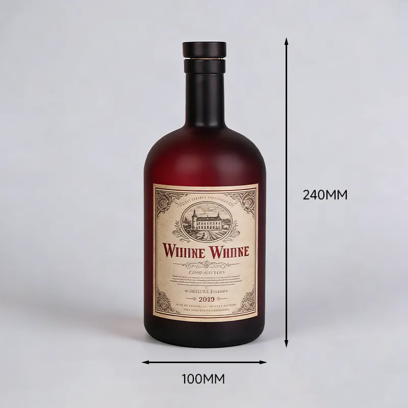 1000ml 蒙砂深红葡萄酒瓶 (4)