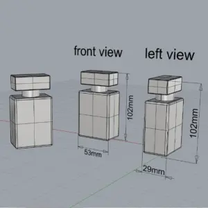 34-雅黑方瓶金方盖金箔碎 JOYCE (8)