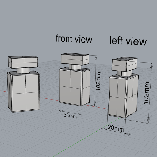 34-雅黑方瓶金方盖金箔碎 JOYCE (8)