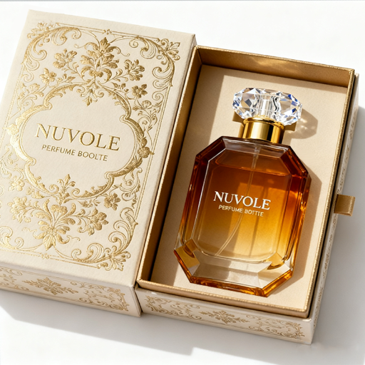 48-琥珀色透明渐变八边形方瓶子 司润(2)