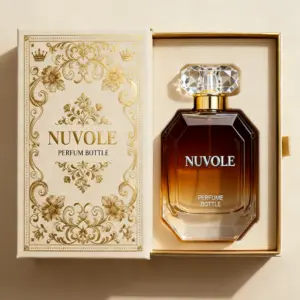 48-琥珀色透明渐变八边形方瓶子 司润(5)