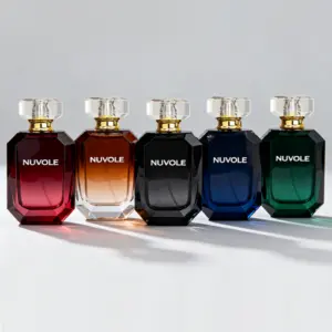 48-琥珀色透明渐变八边形方瓶子 司润(7)