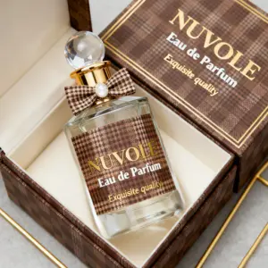 51-透明圆柱格纹贴纸蝴蝶结瓶 司润(2)