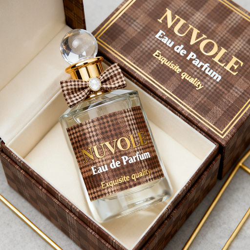 51-透明圆柱格纹贴纸蝴蝶结瓶 司润(2)