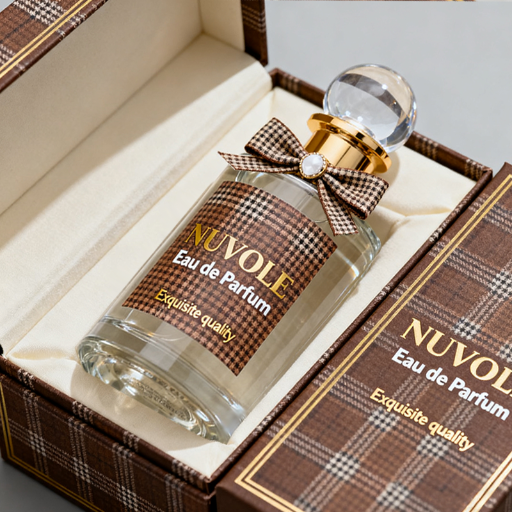 51-透明圆柱格纹贴纸蝴蝶结瓶 司润(3)