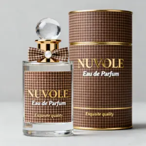 51-透明圆柱格纹贴纸蝴蝶结瓶 司润(6)