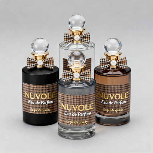 51-透明圆柱格纹贴纸蝴蝶结瓶 司润(7)