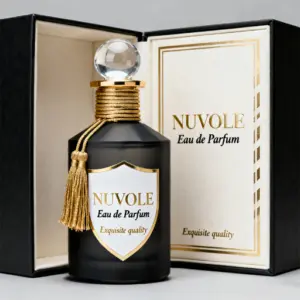 52-透明圆柱格纹贴纸流苏瓶 司润(1)