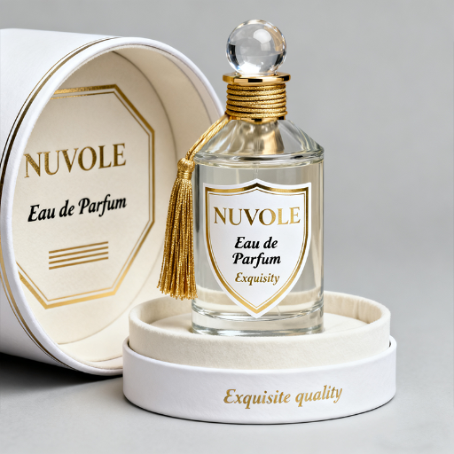 52-透明圆柱格纹贴纸流苏瓶 司润(2)