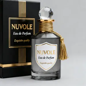 52-透明圆柱格纹贴纸流苏瓶 司润(3)