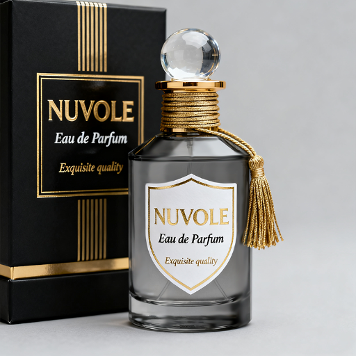 52-透明圆柱格纹贴纸流苏瓶 司润(3)