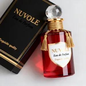 52-透明圆柱格纹贴纸流苏瓶 司润(5)