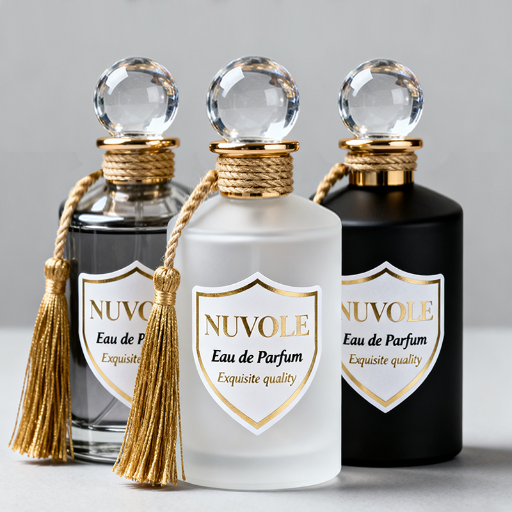 52-透明圆柱格纹贴纸流苏瓶 司润(8)