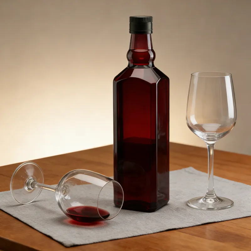 700ml 长方形葡萄酒瓶 (3)