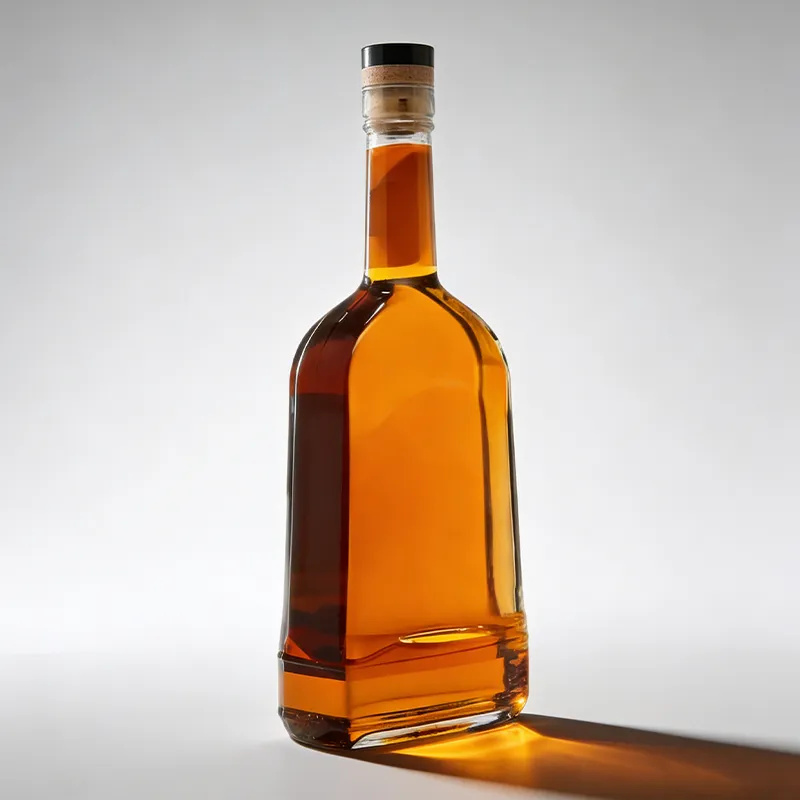 750ml 威士忌扁长洋酒瓶 (1)