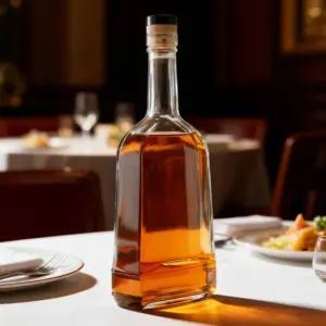 750ml 威士忌扁长洋酒瓶 (4)