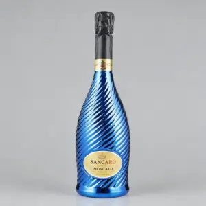 750ml 电镀蓝啤酒瓶 (1)