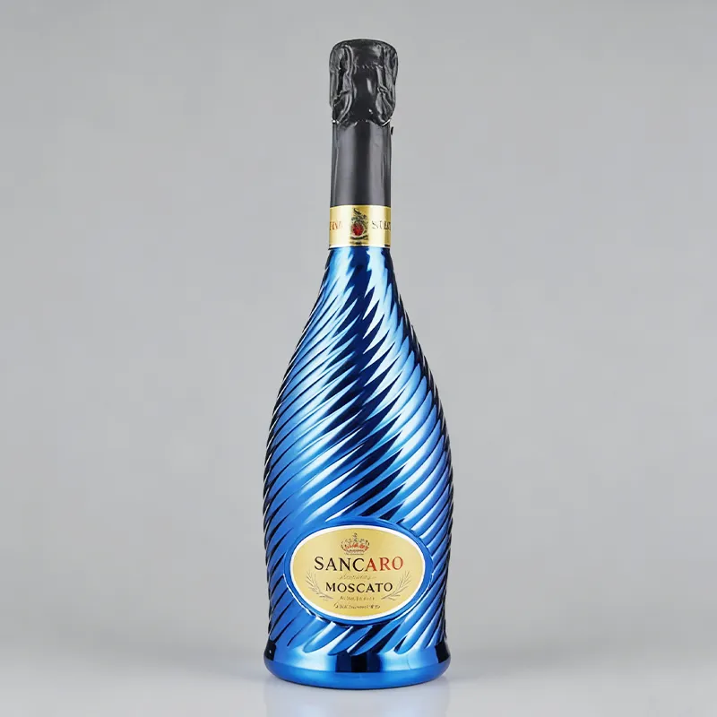 750ml 电镀蓝啤酒瓶 (1)