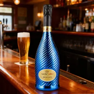 750ml 电镀蓝啤酒瓶 (3)