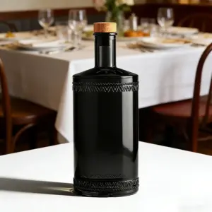 750ml 雕花洋酒瓶 (3)