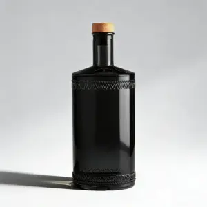 750ml 雕花洋酒瓶 (4)