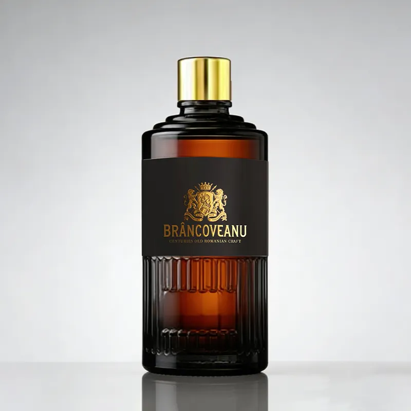 典雅竖条纹洋酒瓶500mlJoyce (2)