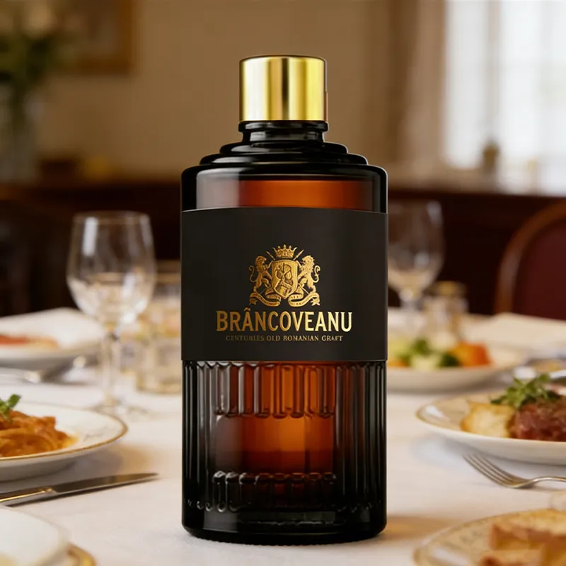 典雅竖条纹洋酒瓶500mlJoyce (4)