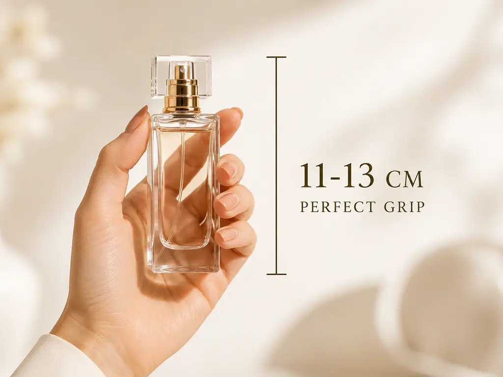Perfume Bottle Size in Hand
